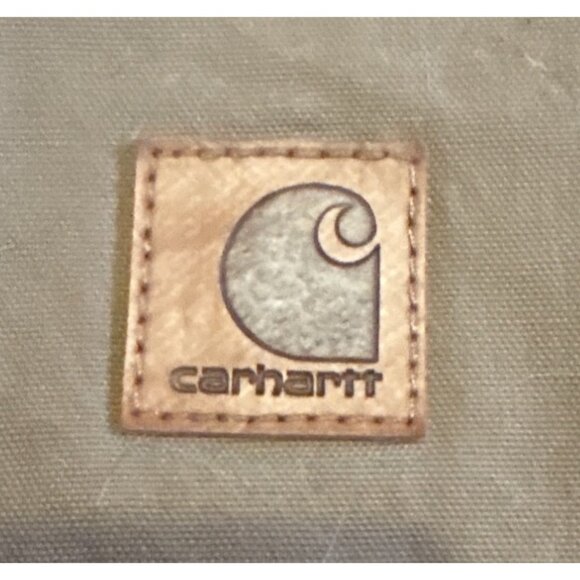 Carhartt Pants Mens 38x30 Tan Cotton Work Pants With Utility Pockets - Picture 7 of 9